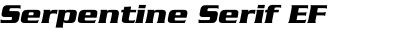 Serpentine Serif EF Bold Italic